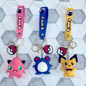 Pokémon Keychains Set of 3